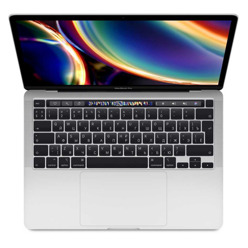 фото Ноутбук apple macbook pro mxk62ru/a, 13.3", ips, intel core i5 8257u 1.4ггц, 8гб, 256гб ssd, intel iris graphics 645, mac os catalina, mxk62ru/a, серебристый