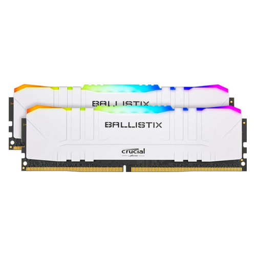 фото Модуль памяти crucial ballistix rgb bl2k16g30c15u4wl ddr4 - 2x 16гб 3000, dimm, ret