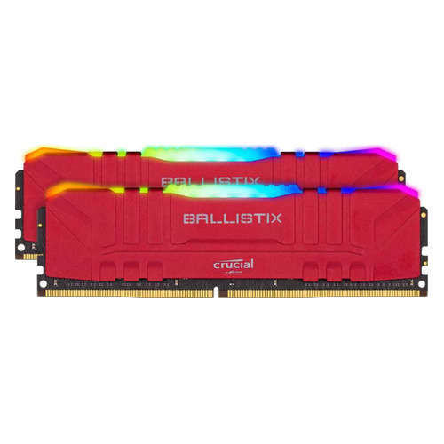 фото Модуль памяти crucial ballistix rgb bl2k8g32c16u4rl ddr4 - 2x 8гб 3200, dimm, ret