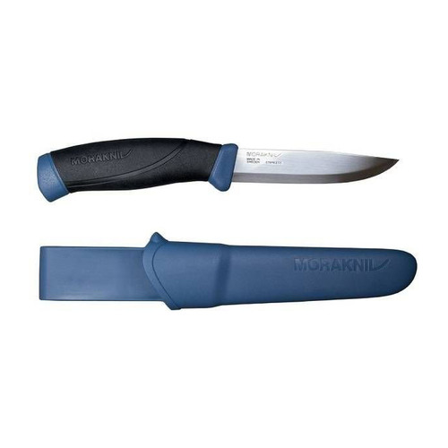 

Нож MORAKNIV Companion, 104мм, стальной, черный/синий [13164], Companion