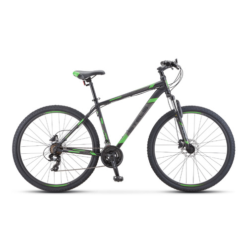 

Велосипед Stels Navigator-900 D (2020) горный рам.:21" кол.:29" черный/зеленый 18.3кг (LU084393)