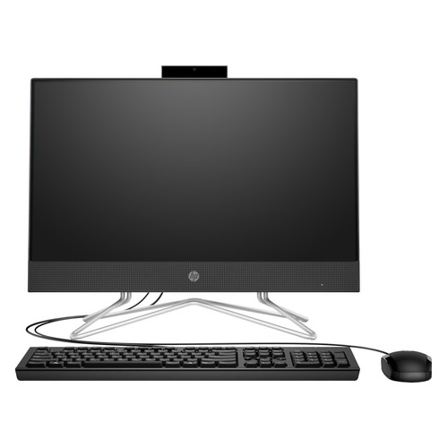 фото Моноблок hp 22-df0041ur, 21.5", amd athlon 3050u, 4гб, 256гб ssd, amd radeon graphics, free dos 3.0, черный [14p70ea]