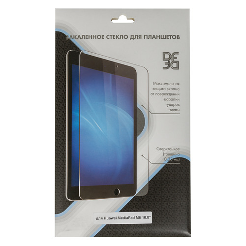 

Защитное стекло DF hwSteel-50 для Huawei MediaPad M6, 1 шт, hwSteel-50
