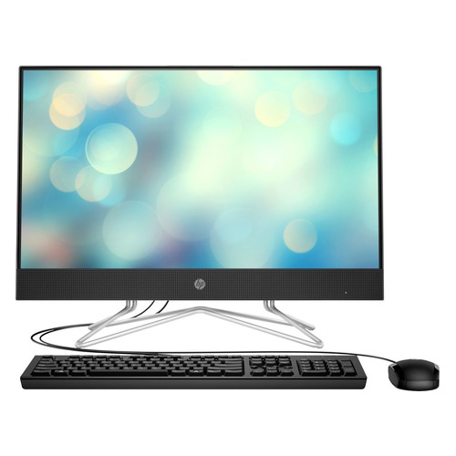 фото Моноблок hp 24-df0036ur, 23.8", intel core i3 1005 g1, 4гб, 1тб, intel uhd graphics, free dos 3.0, черный [14q07ea]