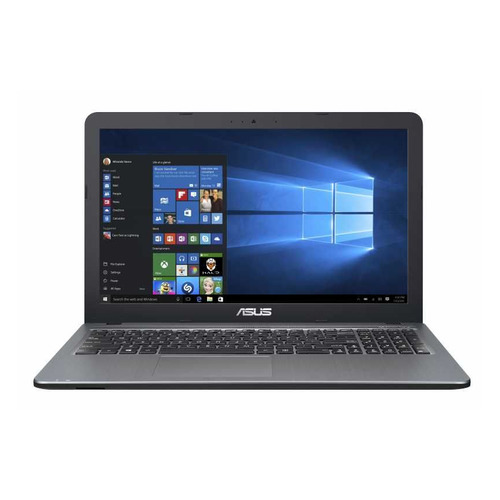 фото Ноутбук asus vivobook x540ba-gq408t, 15.6", amd a4 9125 2.3ггц, 4гб, 128гб ssd, amd radeon r3, windows 10, 90nb0iy3-m11960, серебристый