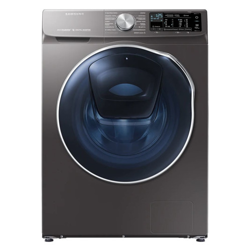 

Стиральная машина SAMSUNG WD10N64PR2X/LP, фронтальная, 10.5кг, 1400об/мин, с сушкой, Темно-серебристый, WD10N64PR2X/LP