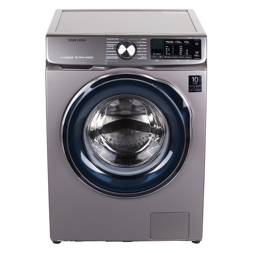 

Стиральная машина SAMSUNG WW10N64PRBX/LP, фронтальная, 10.5кг, 1400об/мин, Темно-серебристый, WW10N64PRBX/LP