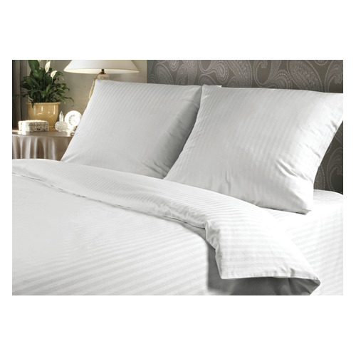 

Комплект постельного белья Verossa Royal 1.5-сп. сатин страйп белый (738132)