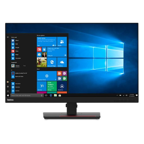 фото Монитор lenovo thinkvision t27q-20 27", черный [61edgat2eu]