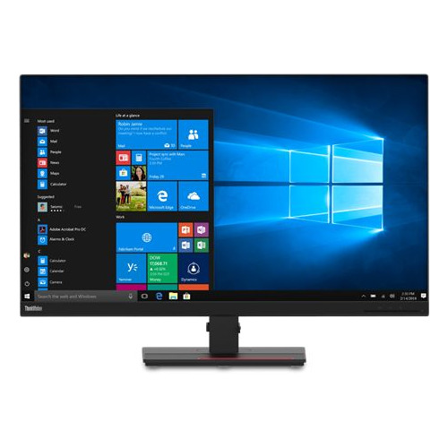 фото Монитор lenovo thinkvision t32h-20 31.5", черный [61f1gat2eu]