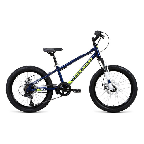 фото Велосипед forward unit pro disc (2020) горный кол.:20" синий 13.5кг (rbkw01606002)