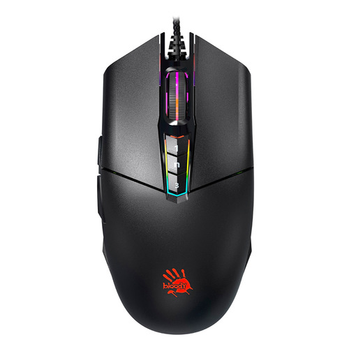 

Мышь A4TECH Bloody P91s, игровая, оптическая, проводная, USB, черный [p91s black activated], P91s
