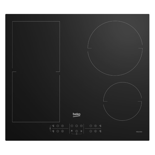 фото Индукционная варочная панель beko hii64200fmt, независимая, черный