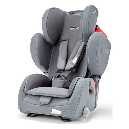 фото Автокресло детское recaro young sport hero prime silent grey, 1/2/3, от 9 мес до 12 лет, серый