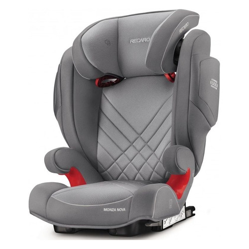 

Автокресло детское RECARO Monza Nova 2 SF Prime Silent Grey, 2/3, от 3 лет до 12 лет, серый, Prime Silent Grey