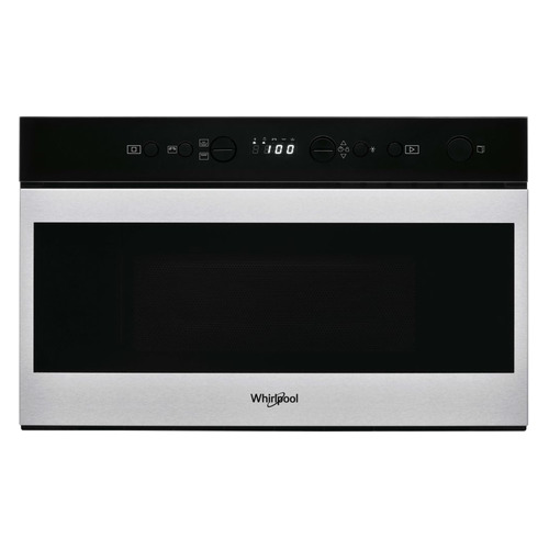 фото Микроволновая печь whirlpool w7 mn840 22л. 750вт серебристый/черный (встраиваемая)