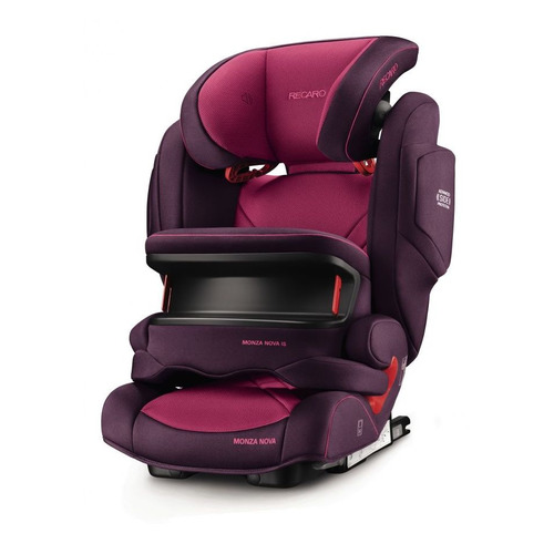 фото Автокресло детское recaro monza nova is power, 1/2/3, фиолетовый/розовый