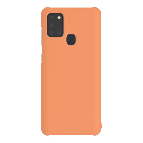 фото Чехол (клип-кейс) samsung wits premium hard case, для samsung galaxy a21s, оранжевый [gp-fpa217wsaor]