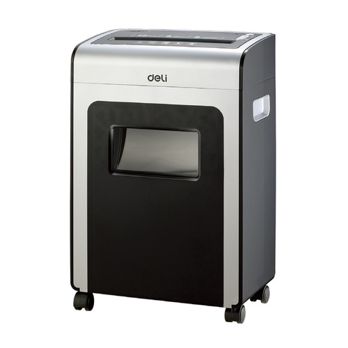 

Уничтожитель бумаг Deli 9914, P-5, 2х6 мм, 6 лист. одновременно, 21л, 9914