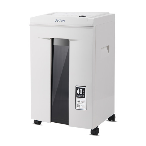 

Уничтожитель бумаг Deli 9912, P-5, 2х12 мм, 6 лист. одновременно, 20л, 9912