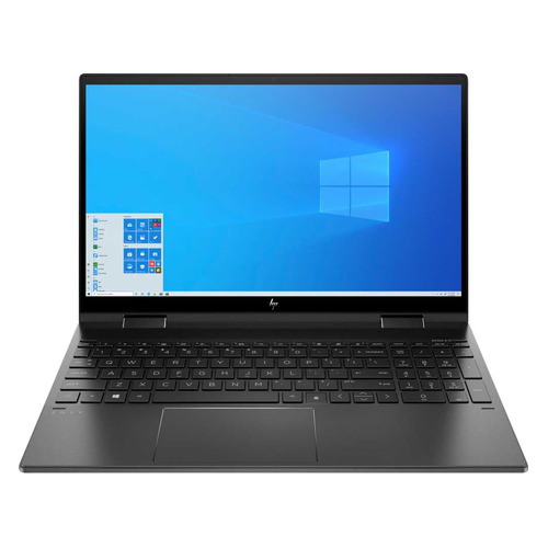 фото Ноутбук-трансформер hp envy x360 15-ee0002ur, 15.6", ips, amd ryzen 7 4700u 2.0ггц, 16гб, 512гб ssd, amd radeon , windows 10, 1n7u2ea, темно-серый