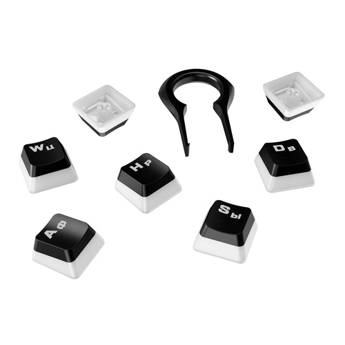 

Клавиатура HYPERX Keycaps Pudding, прозрачный + черный [hkcpxa-bk-ru/g], Keycaps Pudding