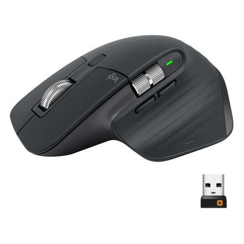 

Мышь Logitech MX Master 3 for business, оптическая, беспроводная, USB, черный [910-005710], MX Master 3 for business