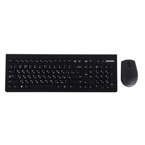 

Комплект (клавиатура+мышь) LENOVO 500 C, USB, беспроводной, черный [gx30n71807], 500 C