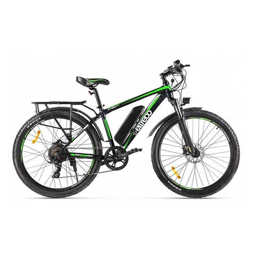 

Электробайк ELTRECO XT 850 new, 10000mAh, черный\зеленый [022299-2143], XT 850 new