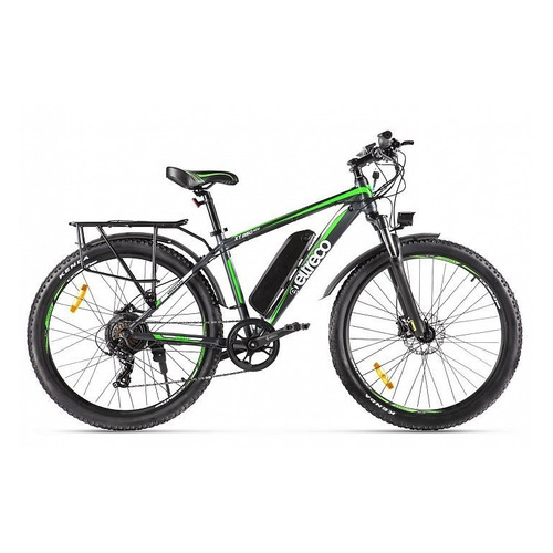 

Электробайк ELTRECO XT 850 new, 10000mAh, серый\зеленый [022299-2145], XT 850 new