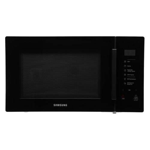 фото Микроволновая печь samsung mg30t5018ak/bw, 900вт, 30л, черный