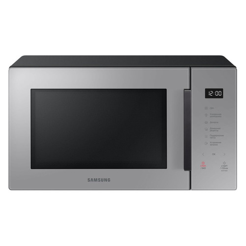 фото Микроволновая печь samsung ms30t5018ag/bw, 1000вт, 30л, серый