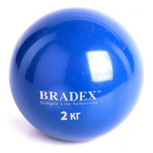 

Медбол Bradex SF 0257 ф.:круглый d=14см синий, SF 0257