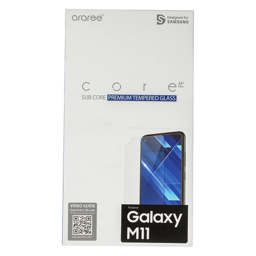 

Защитное стекло для экрана Samsung araree by KDLAB для Samsung Galaxy M11 прозрачная, 1 шт [gp-ttm115kdatr], araree by KDLAB