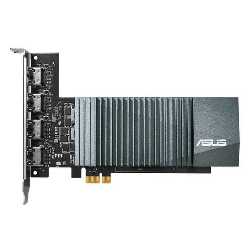 фото Видеокарта asus nvidia geforce gt 710 , gt710-4h-sl-2gd5, 2гб, gddr5, ret