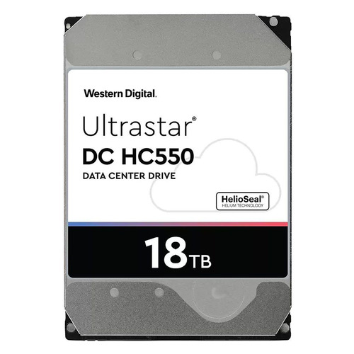 фото Жесткий диск wd ultrastar dc hc550 wuh721818ale6l4, 18тб, hdd, sata iii, 3.5" [0f38459]