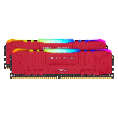 фото Модуль памяти crucial ballistix rgb bl2k16g32c16u4rl ddr4 - 2x 16гб 3200, dimm, ret