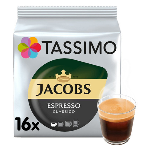 фото Кофе капсульный tassimo jacobs espresso classico, капсулы, совместимые с кофемашинами tassimo®, 5х [8052181 / 4031516]