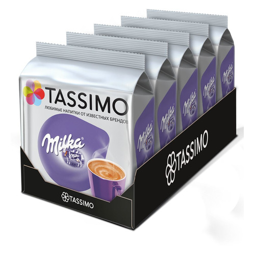 фото Кофе капсульный tassimo milka chocolate, капсулы, совместимые с кофемашинами tassimo®, 5х [8052280]