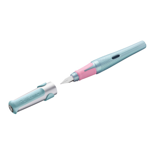 

Ручка перьев. Pelikan School Pelikano Magic Ocean (PL815949) бирюзовый M сталь нержавеющая для правш, Pelikano Magic Ocean