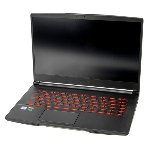 фото Ноутбук msi gf63 thin 9scxr-611xru, 15.6", ips, intel core i7 9750h 2.6ггц, 8гб, 256гб ssd, nvidia geforce gtx 1650 max q - 4096 мб, free dos, 9s7-16r412-611, черный