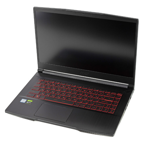 фото Ноутбук msi gf63 thin 9scxr-613xru, 15.6", ips, intel core i5 9300h 2.4ггц, 8гб, 256гб ssd, nvidia geforce gtx 1650 max q - 4096 мб, free dos, 9s7-16r412-613, черный