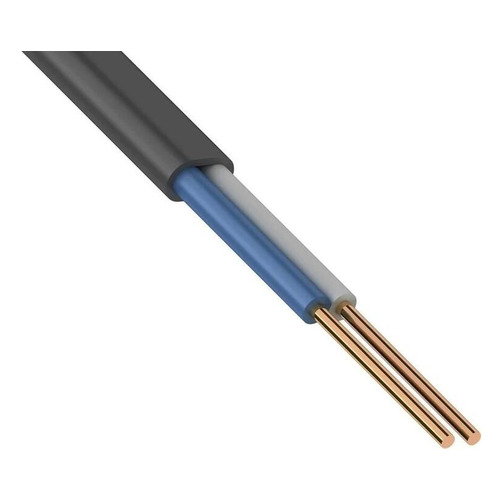 

Кабель Rexant ВВГП-НГ 2x1.5мм2 20м ГОСТ медь черный (01-8201-20)
