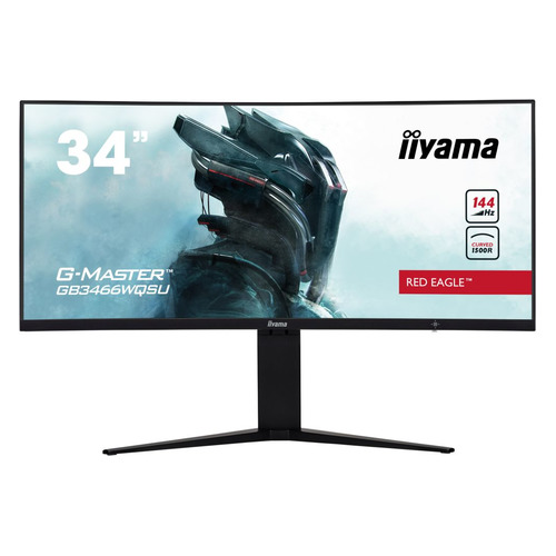 фото Монитор iiyama red eagle gb3466wqsu-b1 34", черный