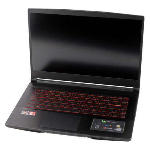 фото Ноутбук msi bravo 15 a4ddr-068xru, 15.6", ips, amd ryzen 5 4600h 3.0ггц, 8гб, 256гб ssd, amd radeon rx rx5500m - 4096 мб, free dos, 9s7-16wk12-068, черный