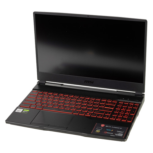 фото Ноутбук msi gl65 leopard 10scsr-052xru, 15.6", ips, intel core i5 10300h 2.5ггц, 8гб, 1000гб, 128гб ssd, nvidia geforce gtx 1650 ti - 4096 мб, free dos, 9s7-16u822-052, черный