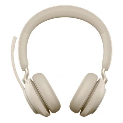 

Гарнитура Jabra Evolve2 65, для компьютера, накладные, bluetooth, бежевый [26599-999-998], Evolve2 65