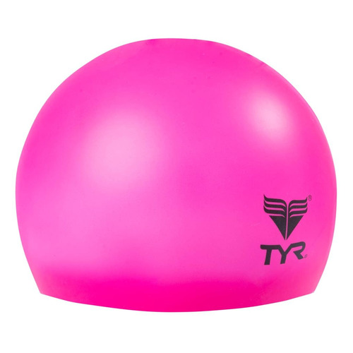 фото Шапочка для плавания tyr wrinkle free junior silicone cap детск. силикон розовый (ут-00016975)