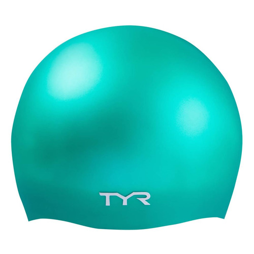 фото Шапочка для плавания tyr wrinkle free silicone cap силикон зеленый (ут-00016978)