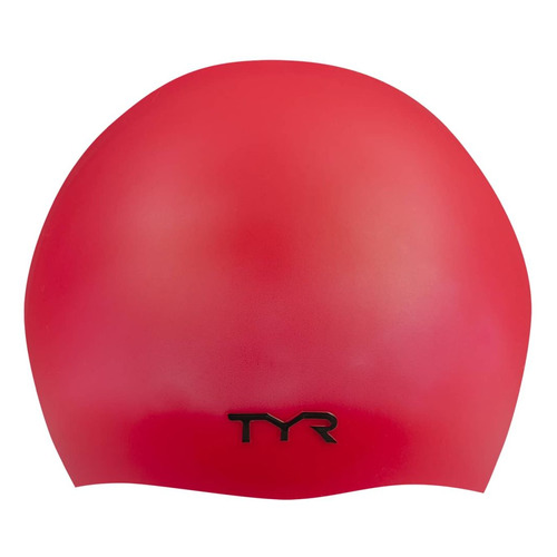 фото Шапочка для плавания tyr wrinkle free silicone cap силикон красный (ут-00016456)